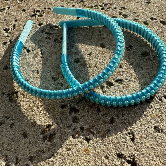 2 Handmade BLUE headband - Picture 6 of 6